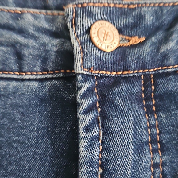 Frye Women's Straight Jeans in Dark Blue - Picture 3 of 7